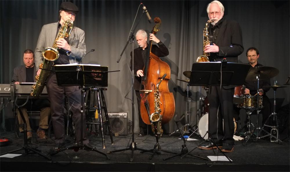 2017 07 28 Saxotones Pressefoto Saxotones Jazz Quintett  komm du