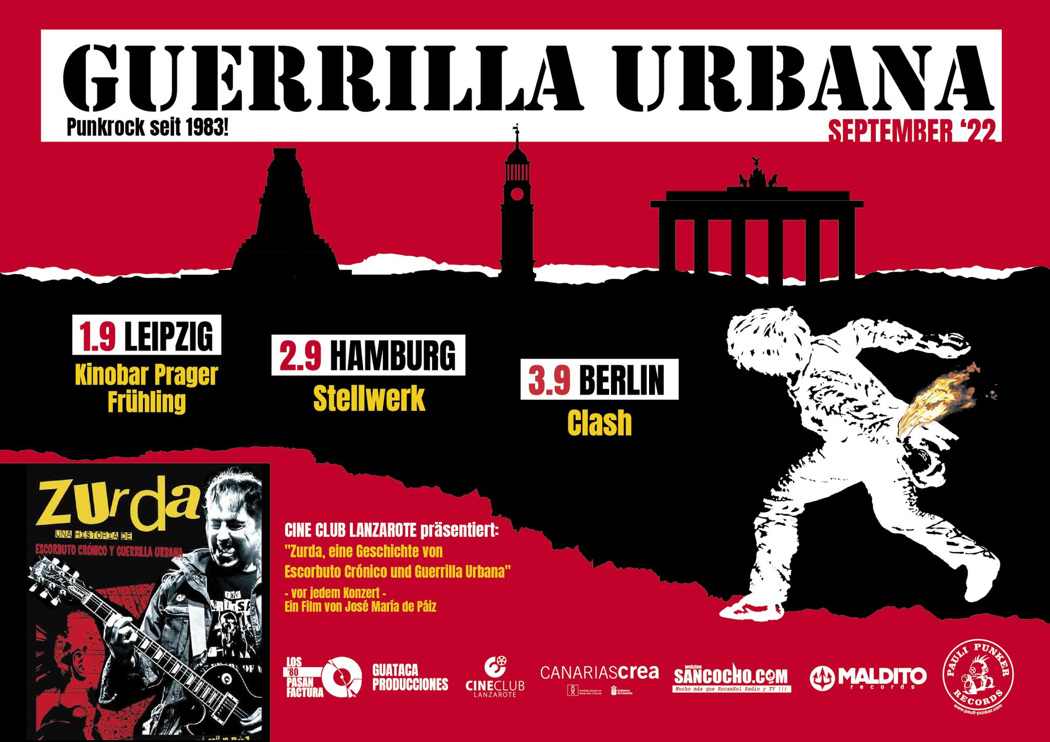 282029312 4793656944072666 5297248212885421643 n TOUR FILM Zurda + Guerrilla Urbana Live