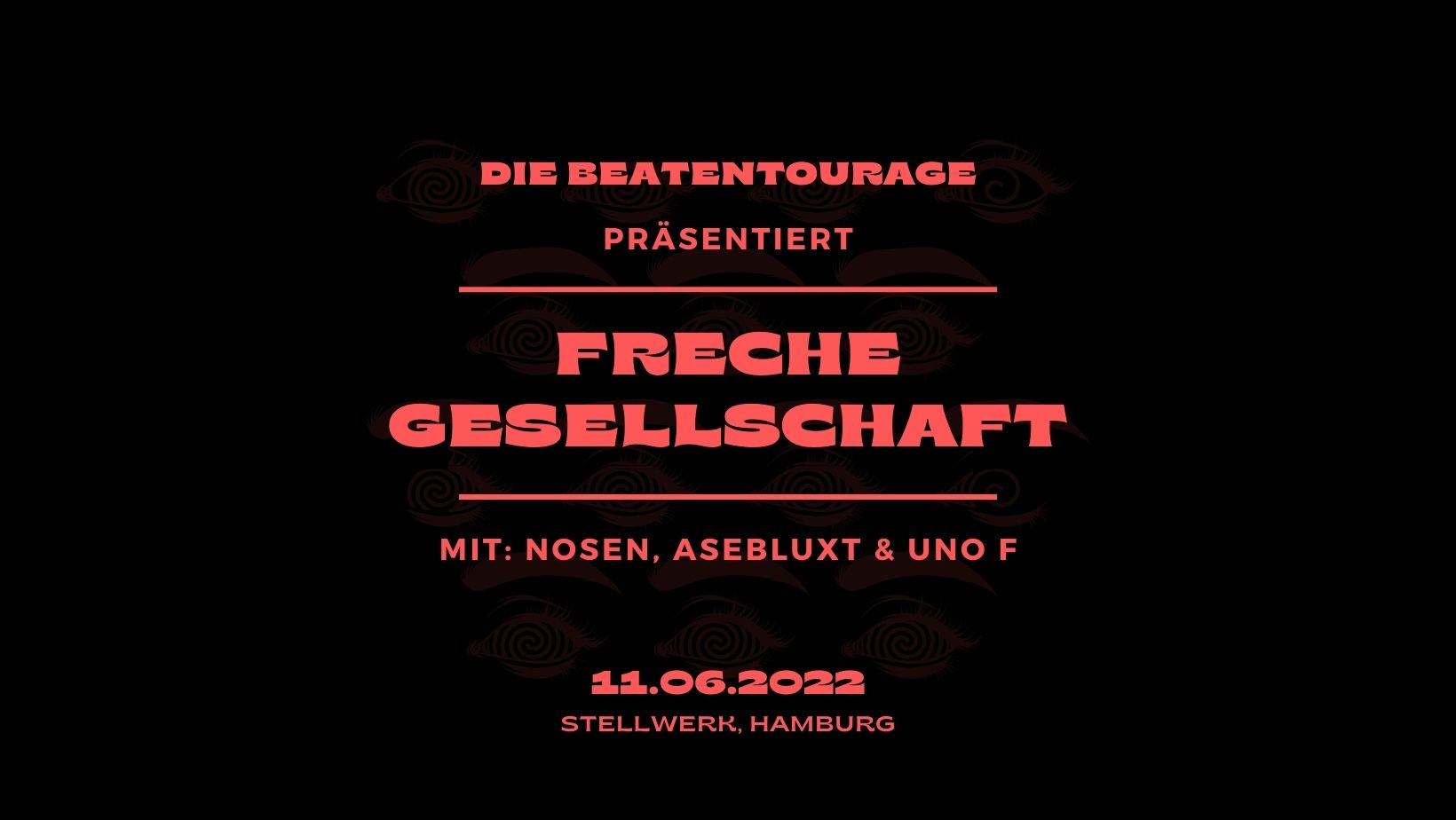 beatentourage Facebook Titelbild 81073 Beatentourage// Freche Gesellschaft, Nosen, Asbeluxt&Uno F