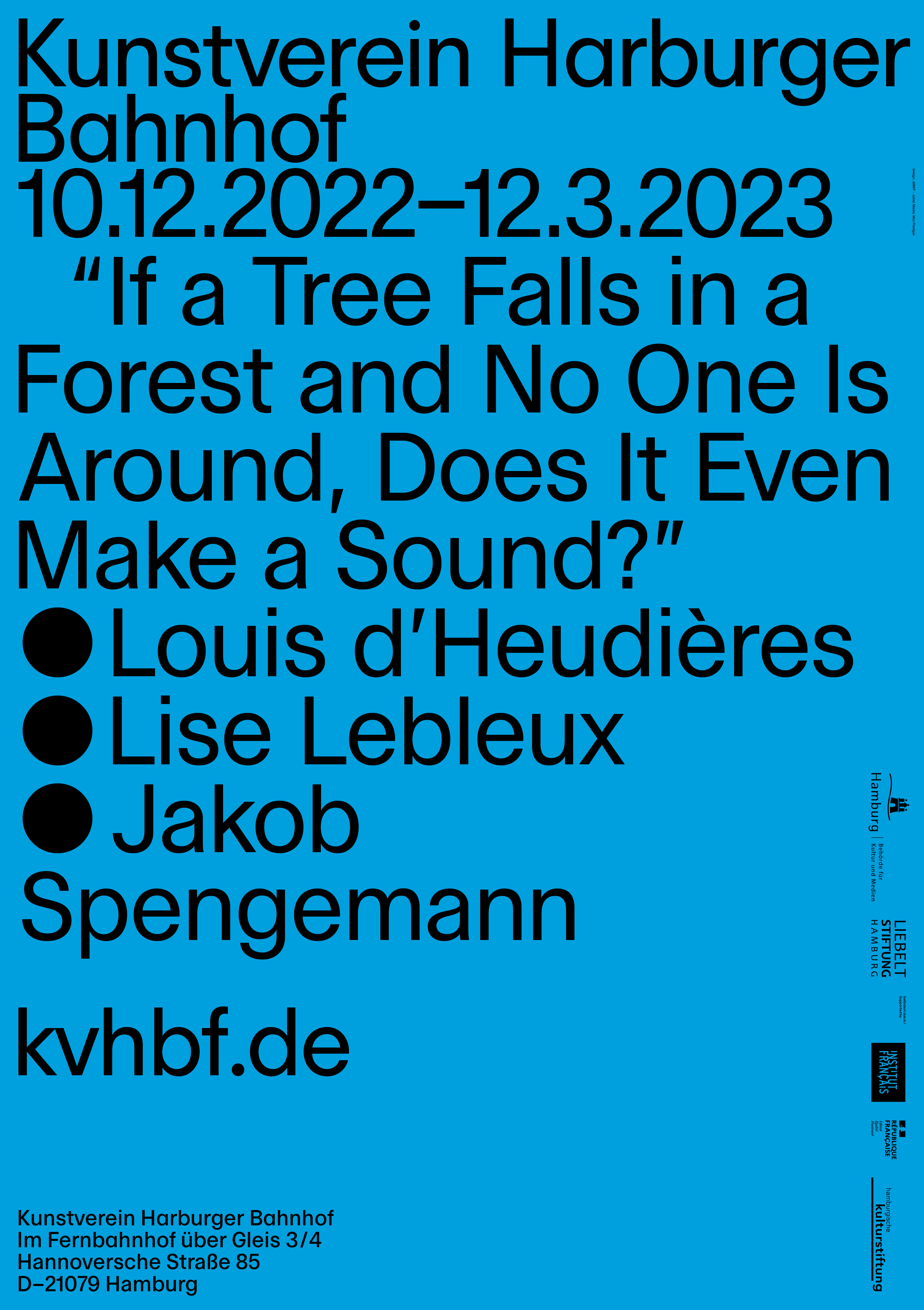 KvHBf If a Tree Falls in a Forest Plakat 02 MP If a Tree Falls in a Forest and No One Is Around, Does It Even Make a Sound?