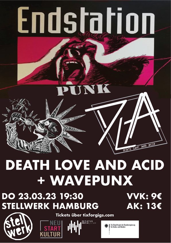 wavepunx Death Love And Acid + WAVEPUNX