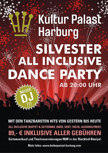 1682 1 Flyer Silvester 23 24 SILVESTER ALL INCLUSIVE DANCE PARTY